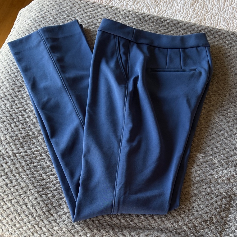 NWOT White House Black Market Blue The SLIM Slacks, size 2